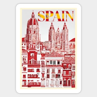 Spain vintage travel tourism 8 Sticker